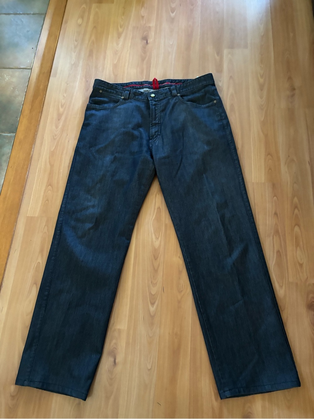 Ermenegildo Zegna Dark Blue Straight-Leg Jeans